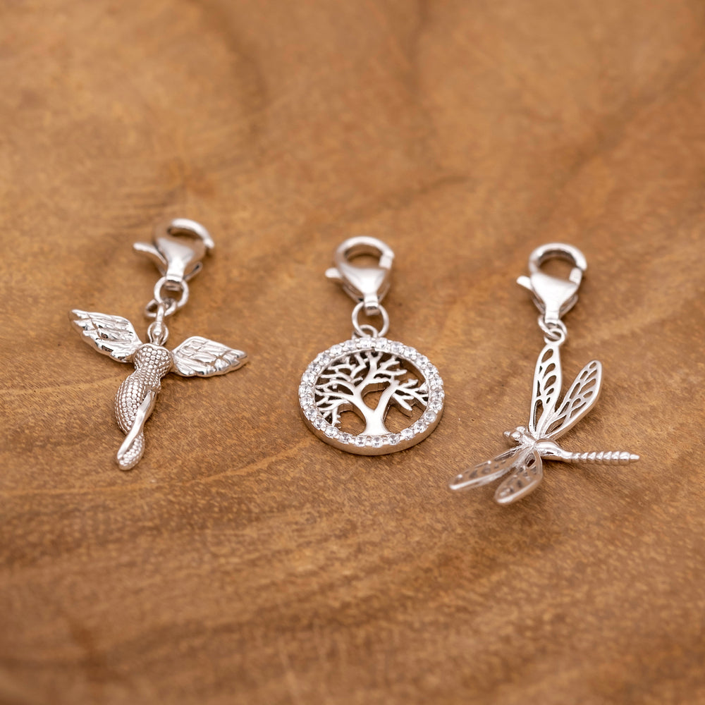 Charm 925er Silber Schutzengel