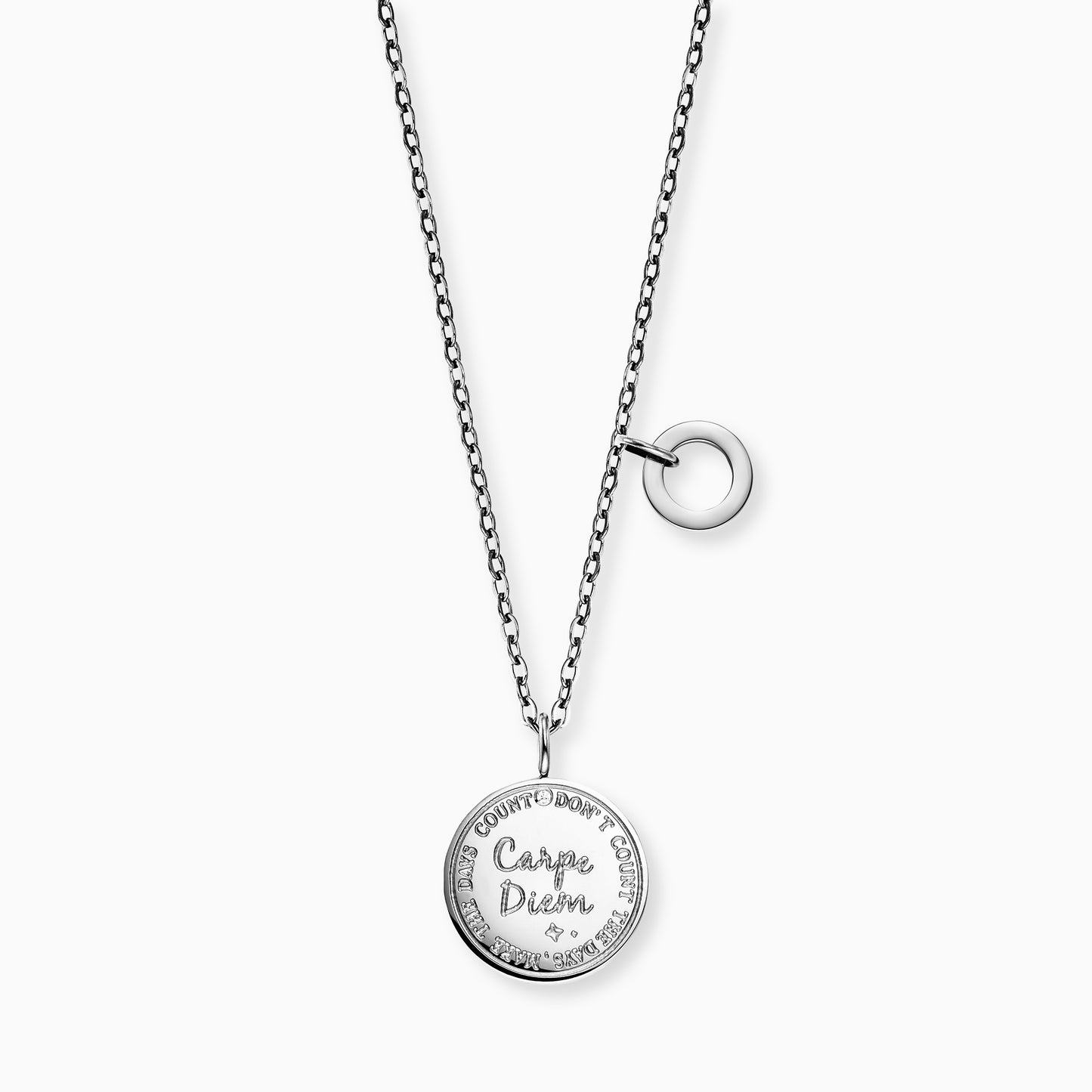Momente für immer - 2er Duo Set Armband Edelstahl BOHO Infinity Bicolor & Halskette Edelstahl Silber Carpe Diem Grußkarte