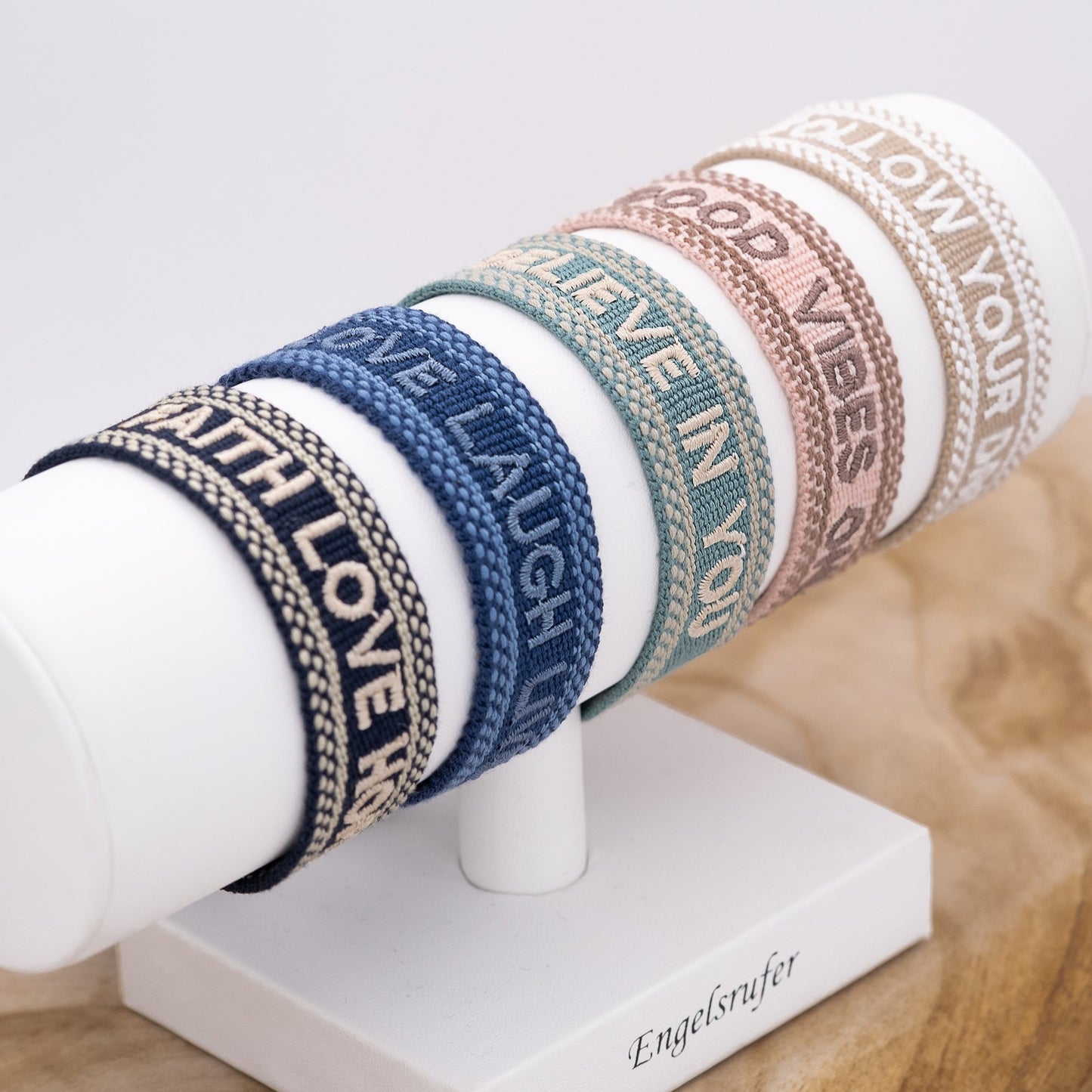 Armband Baumwolle Good Vibes Only
