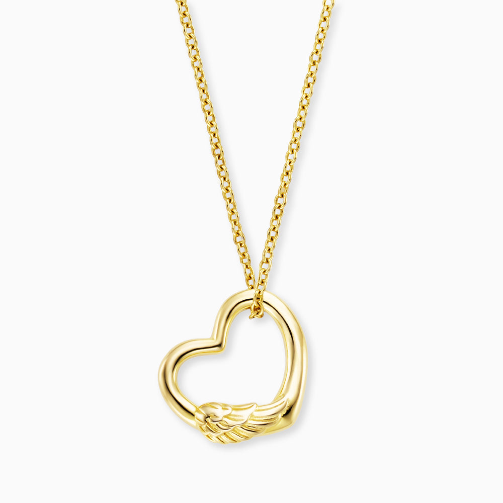 Halskette 925er Silber With Love Gold