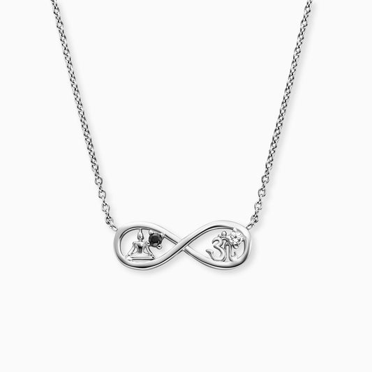 Engelsrufer Infinity Kette aus Silber mit funkelnden Zirkonia-Steinen