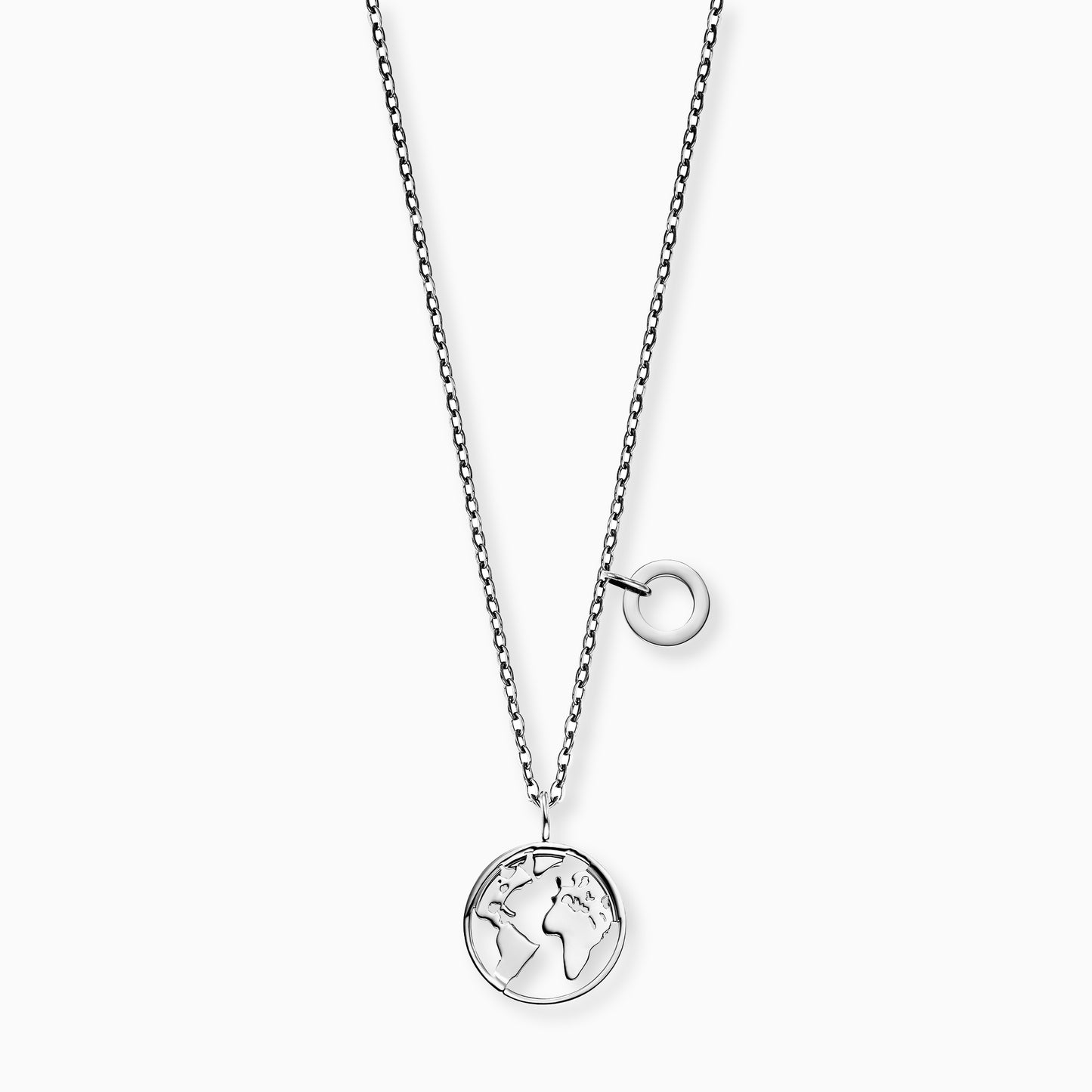Halskette Edelstahl Silber Grußkarte Ocean