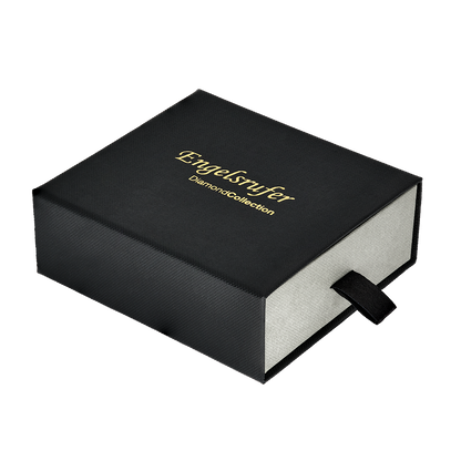 Halskette 375er Gold Herzflügel mit Diamant