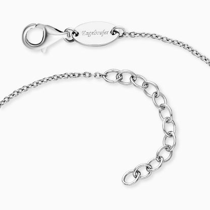 Engelsrufer silver bracelet with flying wings in tricolor