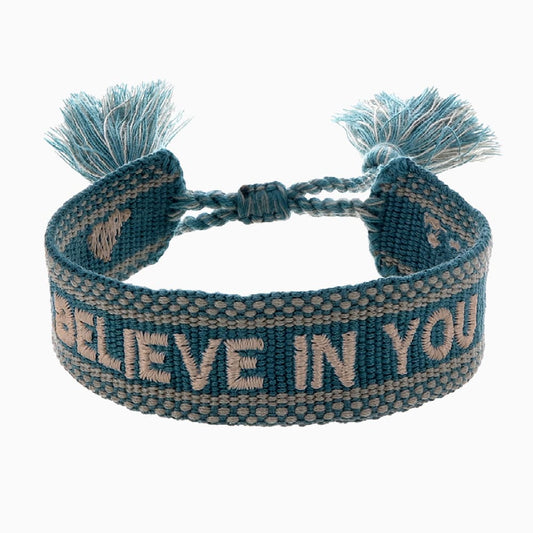 🎁 Armband Baumwolle Believe In You (100% off)
