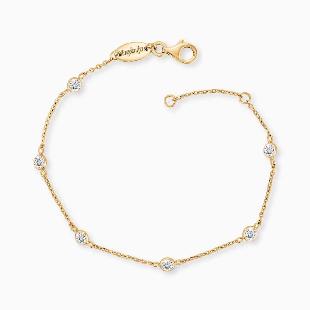 Engelsrufer Moonlight Armband in Roségold mit funkelnden Zirkonia-Steinen