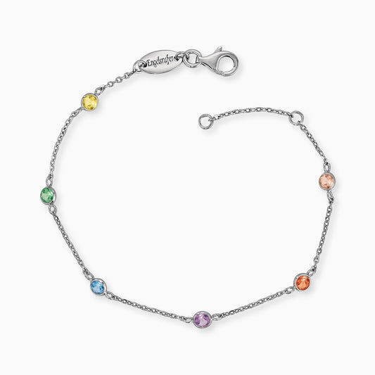 Armband 925er Silber Moonlight mit Zirkonia Multicolor silber · multicolor