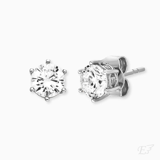 Engelsrufer Shiny Ohrstecker aus Silber mit funkelnden Zirkonia-Steinen