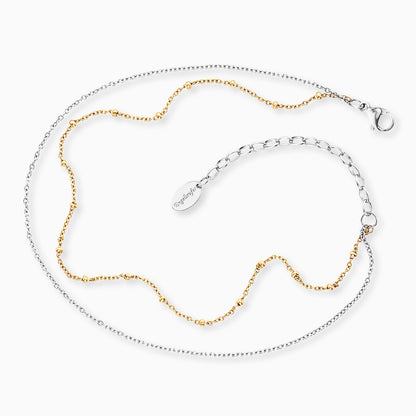 Fußkette Edelstahl Moonlight Bicolor