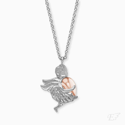 Engelsrufer Engel Kette aus Silber mit Bicolor mit Heartwing