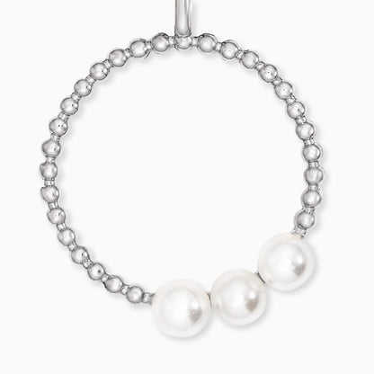 Necklace 925 silver with pearls