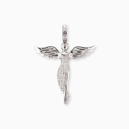 Anhänger 925er Silber Schutzengel mit Zirkonia