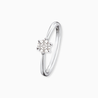 Ring 925er Silber Shiny mit Zirkonia in verschiedenen Grössen