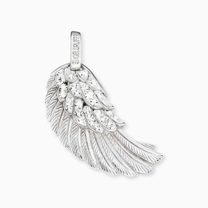 Anhänger 925er Silber Flügel mit Kristallen