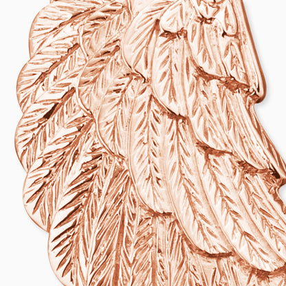Pendant 925 silver wing rose gold