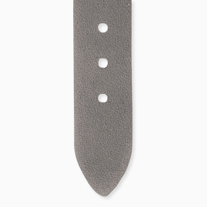 Lederarmband Grau für Uhren mit Edelstahl Verschluss Roségold 14 mm